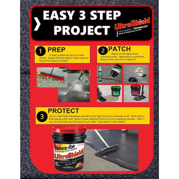 4.75 Gal. Ultra Shield Driveway Filler Sealer (36 Pails/Pallet)