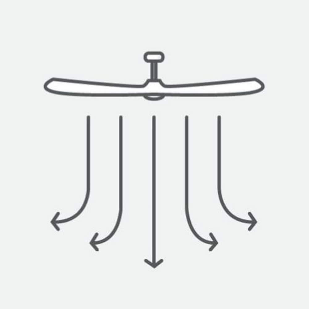 Colony Super Max 60'' Roman Bronze Dual-Finish Ceiling Fan