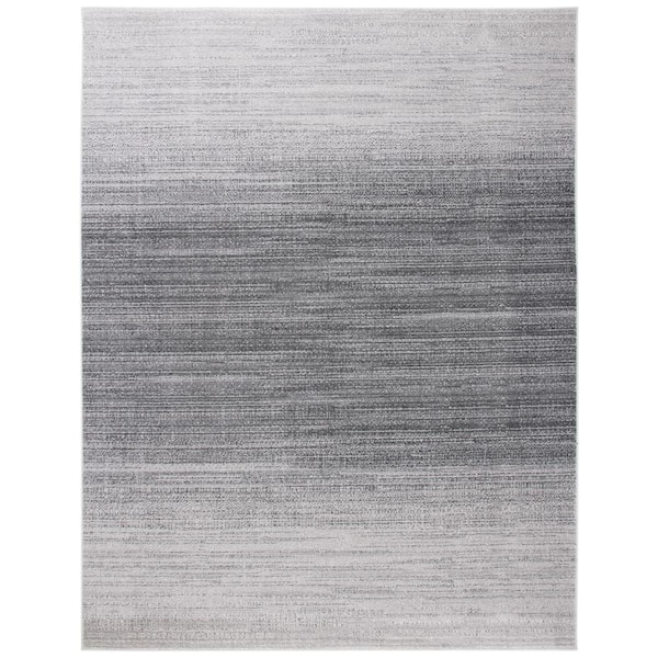 SAFAVIEH Adirondack Gray/Ivory 8 ft. x 10 ft. Gradient Area Rug