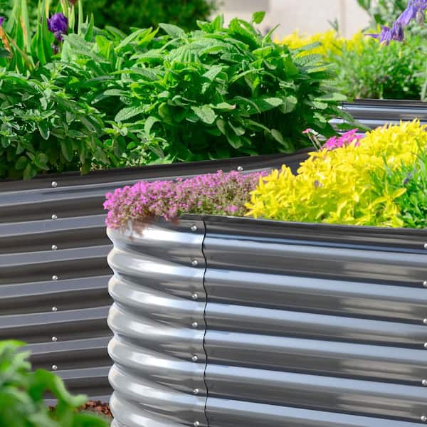 Reviews for VEIKOUS 8 ft. x 2 ft. x 2 ft. Galvanized Raised