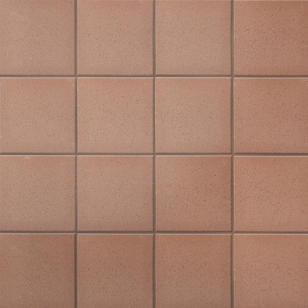 Lincoln Quarry Abrasive Mayflower Red 6 in. x 6 in. Ceramic Floor and Wall Tile (7.56 sq. ft. /Case)