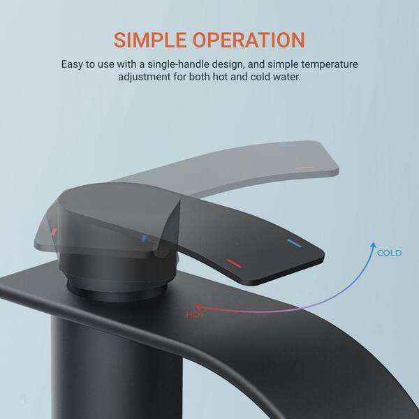 androme Waterfall Single Hole Single Handle Bathroom Vanity androme Waterfall Single Hole Single Handle Bathroom Vanity