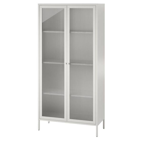 Ameriwood Home Ashbury Heights 35.38-in W x 72.83-in H Steel Black Freestanding Utility Storage Cabinet