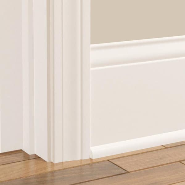 Alexandria Moulding 7/16 in. H X 7 ft. L Prefinished Brown Pine Molding
