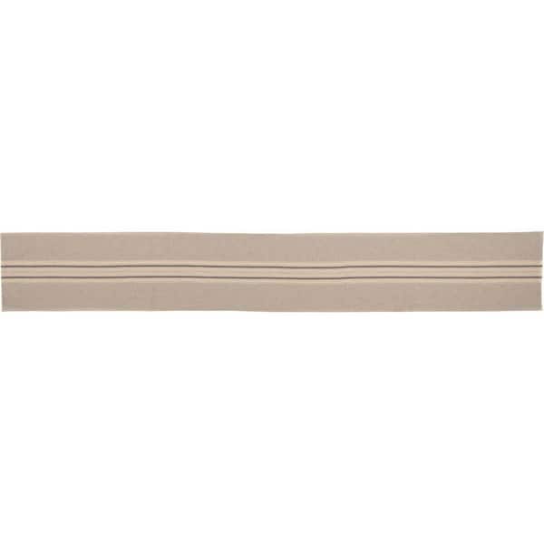 Sawyer Mill Charcoal Stripe 13 in. W x 90 in. L Table Runner