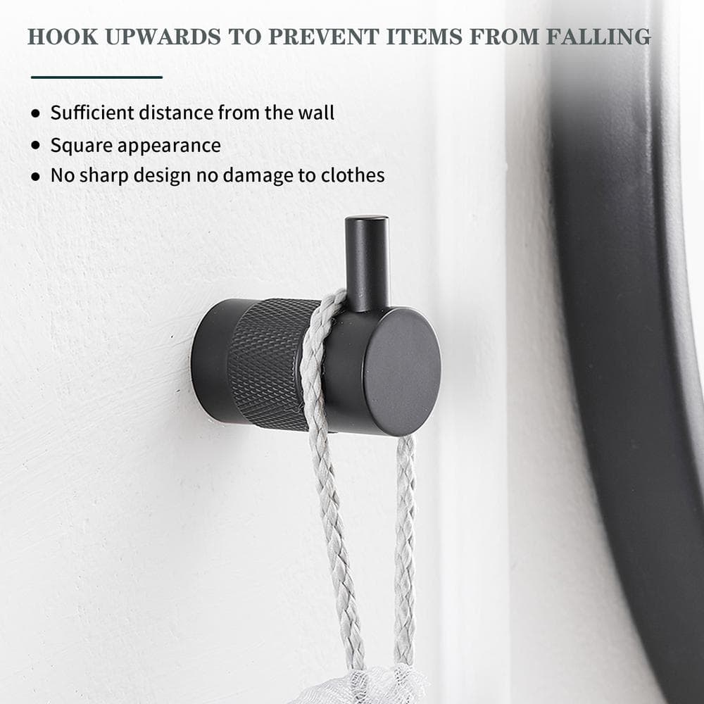 Matte Black Stainless Steel 24" Bathroom Hardware Set