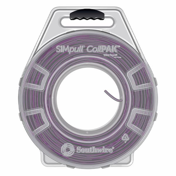 Southwire 2500 ft. 14 Purple Sol CU CoilPAK SIMpull THHN Wire