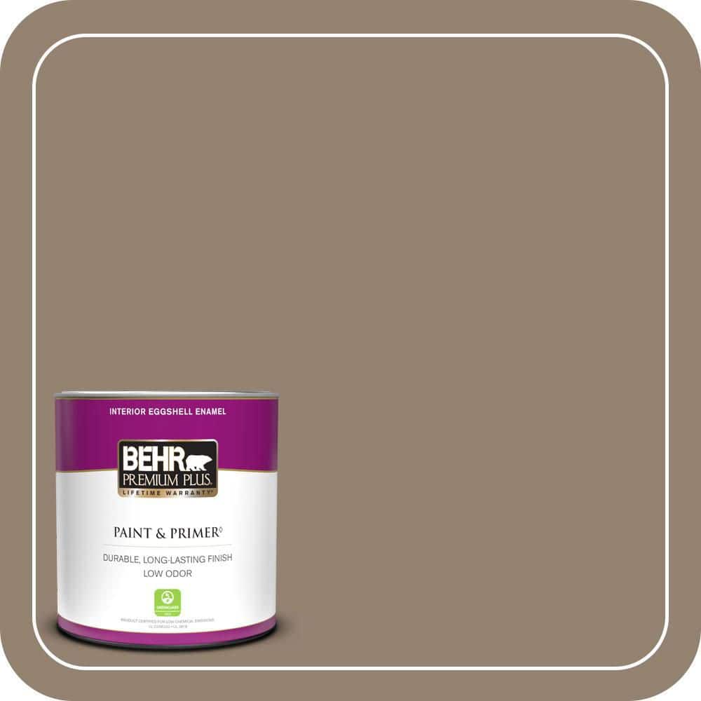 1 qt. Home Decorators Collection #HDC-FL13-11 Hunt Club Brown Eggshell Enamel Low Odor Interior Paint & Primer price history on PriceWatchPro