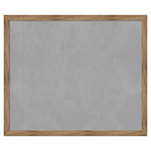 Owl Brown Narrow 52 in. x 44 in Framed Magnetic Board