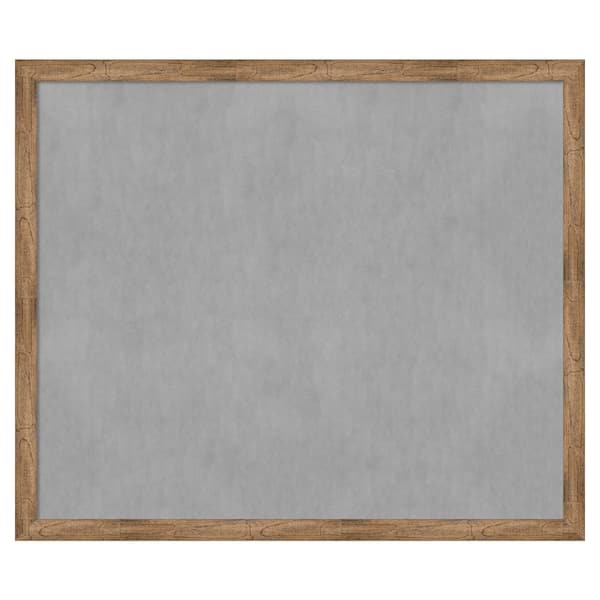Amanti Art Owl Brown Narrow 52 in. x 44 in Framed Magnetic Board