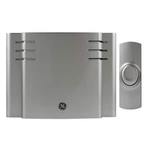 Wireless Door Chime with 8 Sounds, Nickel