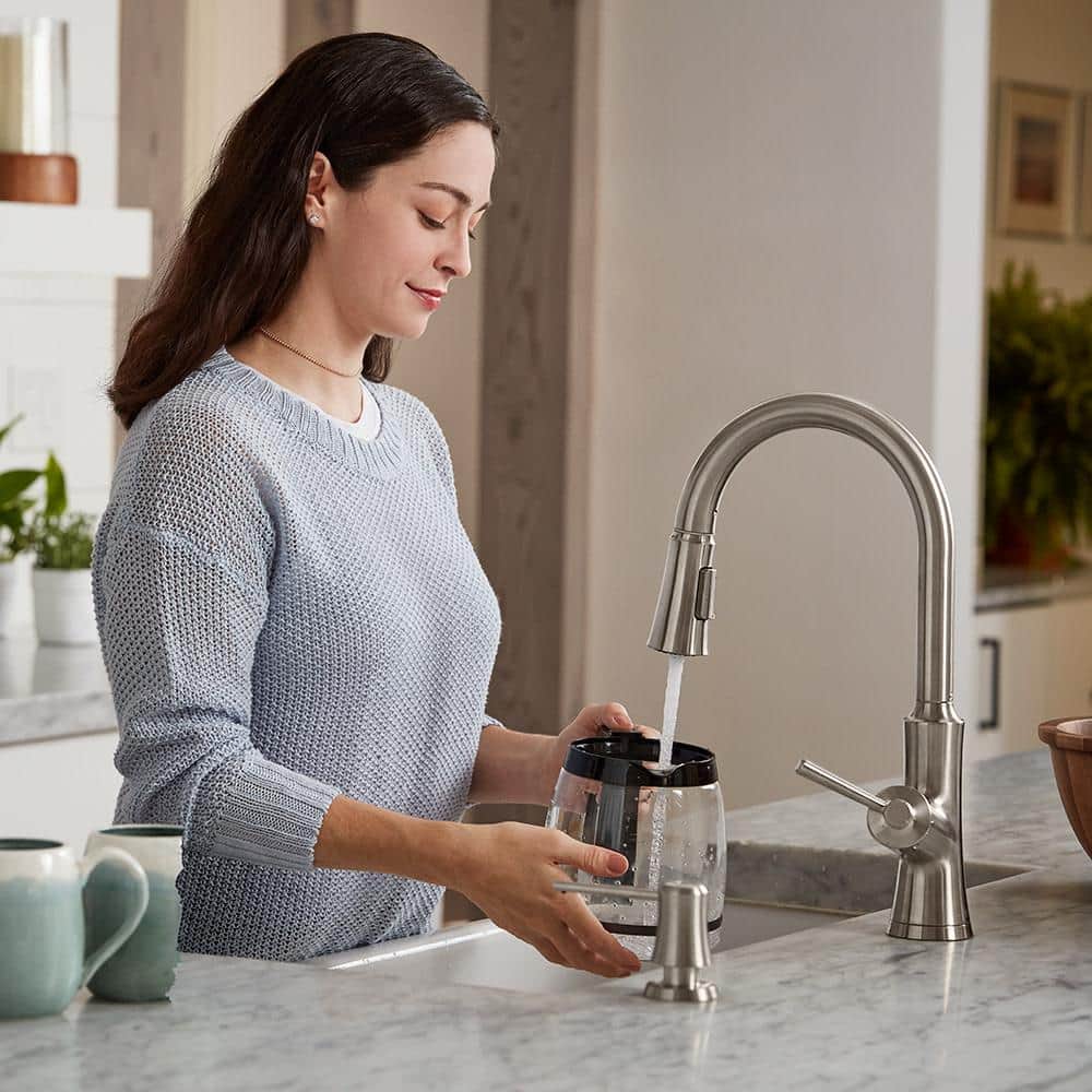 Stainless Steel Optic Kitchen Sink Soap Dispenser