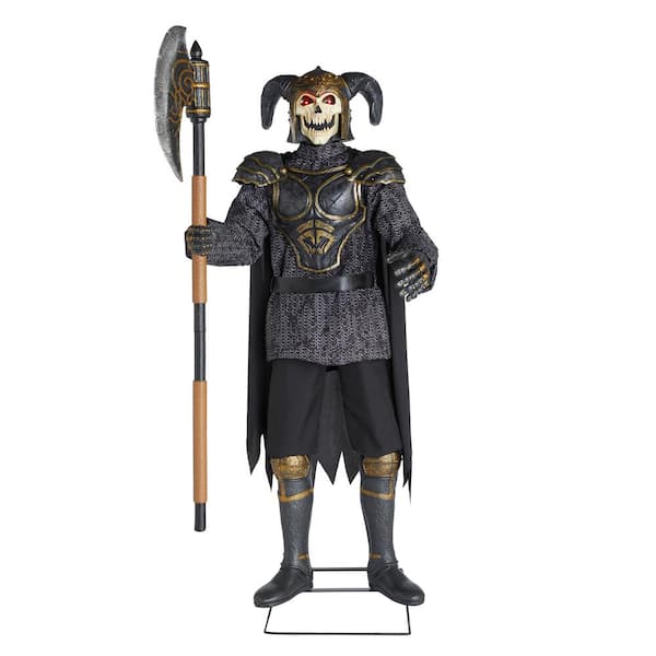 Home Accents Holiday 6 ft. Animated LED Grave Warrior