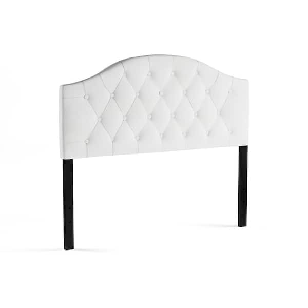 Baxton Studio Myra White Queen Headboard 28862 6425 HD The Home