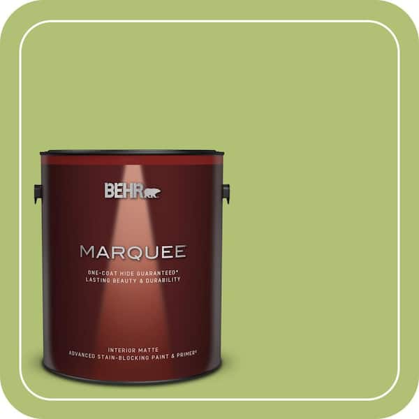 BEHR MARQUEE 1 gal. Home Decorators Collection #HDC-SM14-5 Lavish Lime Matte Interior Paint & Primer