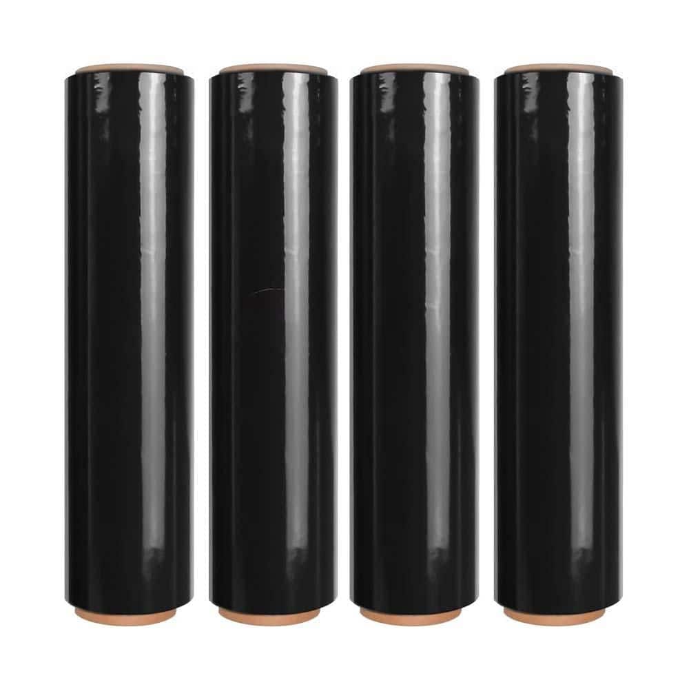 21.4 lb. Heavy Duty 18 in. 1500 Feet Black Stretch Film Plastic Wrap Roll for Moving Shipping Pallet Packing price history on PriceWatchPro