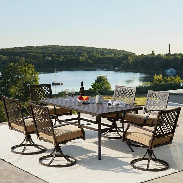 harrison 7 piece patio dining set