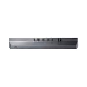 36 in. 220 CFM Convertible Range Hood with Light in Stainless Steel