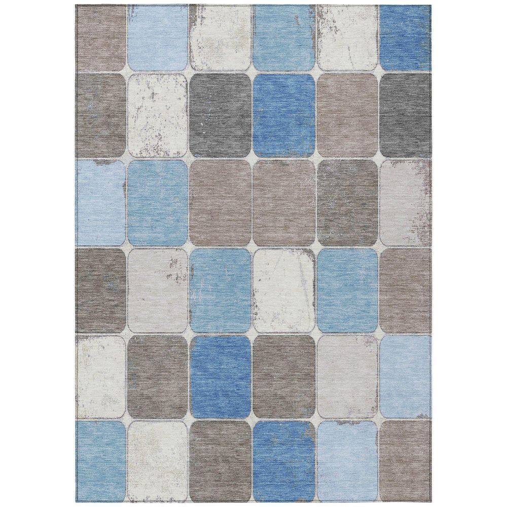 Chantille Machine Washable Indoor/Outdoor Abstract ACN1948 Blue 10 ft. x 14 ft. Area Rug price history on PriceWatchPro