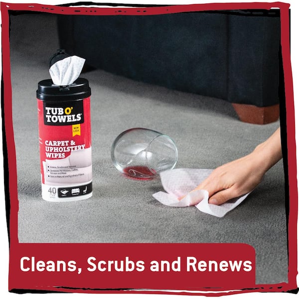 Carpet and Upholstery Cleaning Wipes