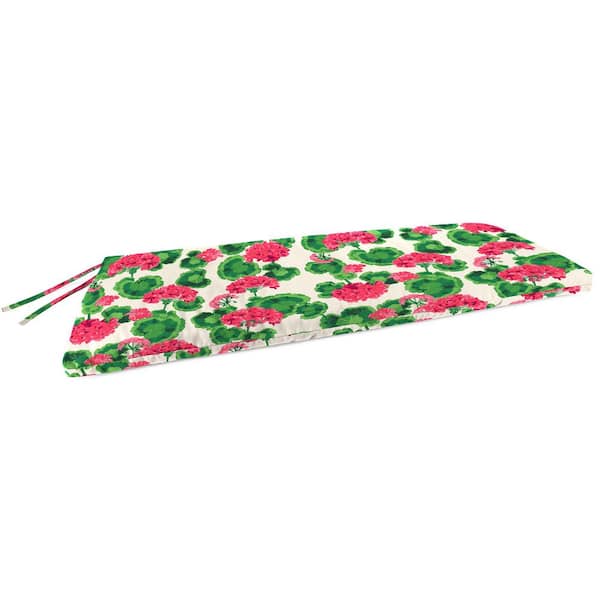 Jordan Manufacturing 48 in. W x 19.5 in. D x 3 in. T Rectangular Outdoor Bench Seat Cushion