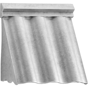 Jeffrey Alan Marks Point Dume Wakecrest 1-Light Galvanized LED Outdoor Wall Lantern Sconce 8-Watt 6.5 in. Light