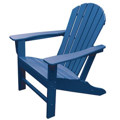 Keter Troy Midnight Blue Plastic, Keter Troy Midnight Blue Plastic Adirondack Chair
