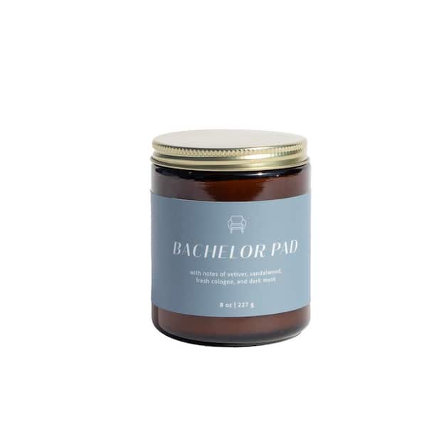 Bachelor Pad Soy Candle - Amber Jar