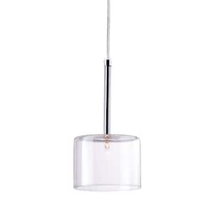 Storm 1-Light Clear Ceiling Lamp