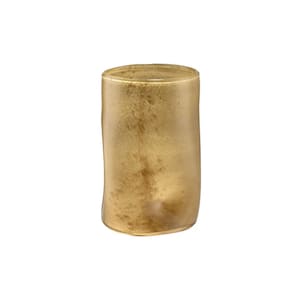 Belfort Colored Glass 5.5 in. Decorative Vase in Mustard - Large