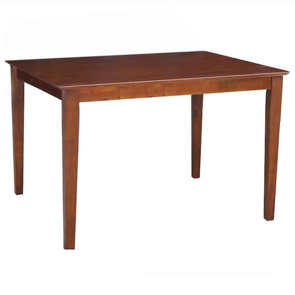 International Concepts Espresso Solid Wood Dining Table