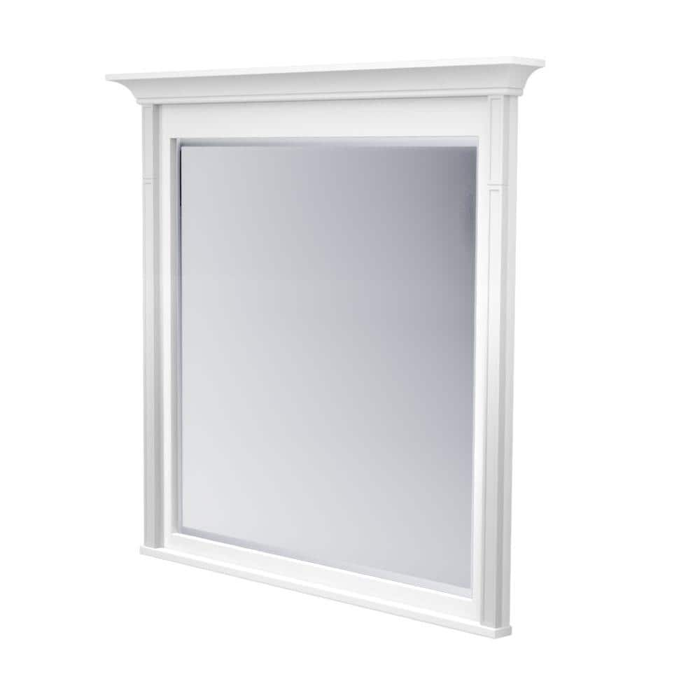 Reviews For Kraftmaid 42 In L X 42 In W Framed Wall Mirror In