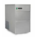 110 lb. Freestanding Automatic Ice Maker in Stainless Steel