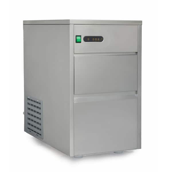 SPT 110 lb. Freestanding Automatic Ice Maker in Stainless Steel