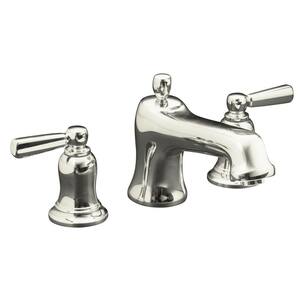 Bancroft 2-Handle Deck-Mount Tub and Shower Faucet Trim with Lever Handles in Brushed Nickel (Valve Not Included)