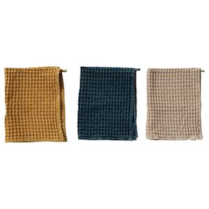 Multi-colored Geometric Cotton Kitchen Towels (Set of 6)
