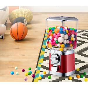 1-Piece Classic Dry Food Dispenser Gumball Bank Vending Machine for Birthdays, Christmas and Kiddie Parties