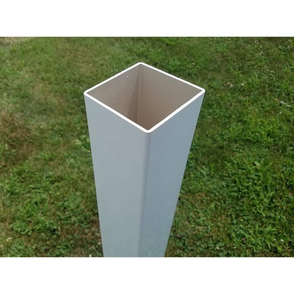 White Vinyl 42-Inch Mailbox Post Sleeve