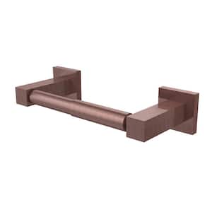 Montero Collection Contemporary Double Post Toilet Paper Holder in Antique Copper