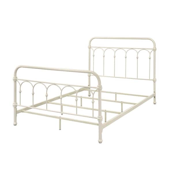 Acme Furniture Citron White 53 x 75 Full Bed Metal