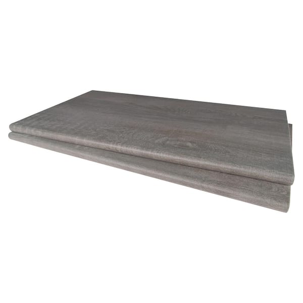 MSI Caldera Coala 2 cm x 13 in. x 24 in. Matte Porcelain Wood Look Pool Coping (4.33 sq. ft./Case)