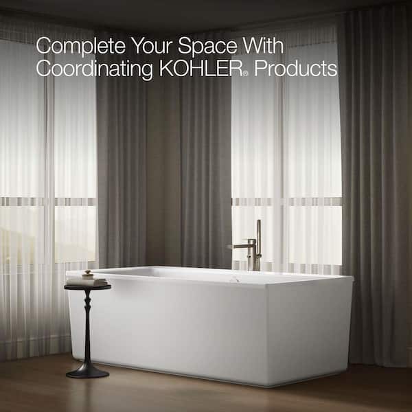 KOHLER Stargaze 72 in. x 36 in. Soaking Bathtub with Center Drain