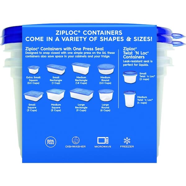 Reviews for Ziploc 1.5 Qt. Large Rectangle Storage Container