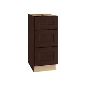 Newport 15 in. W x 21 in. D x 34.5 in. H Assembled Plywood Drawer Base Bath Cabinet in Manganite with Soft Close