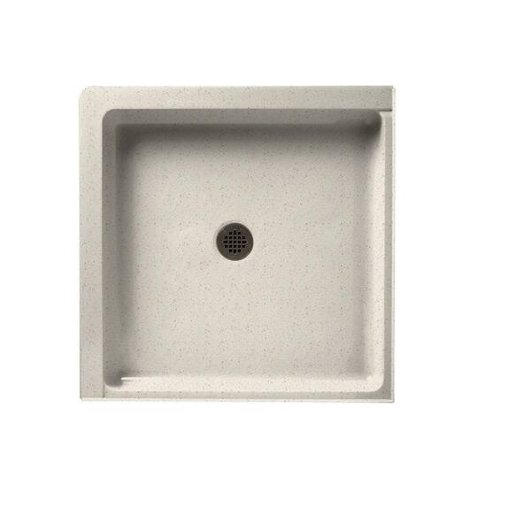 Swan Swanstone 36 in. L x 36 in. W Alcove Shower Pan Base with Center