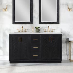 60 Inch Vanities - Black - Bathroom Vanities - Bath - The Home Depot