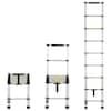 VEVOR Telescoping Ladder, 8.5 ft. Aluminum Lightweight Extension Ladder, 1-Button Retraction Collapsible Ladder SSLTNLSLK85FO00LTV0