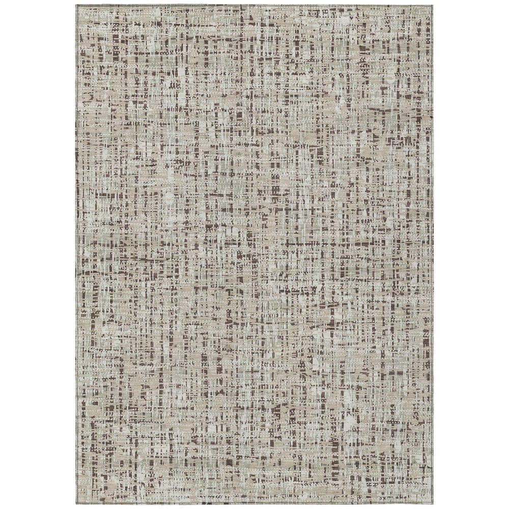 Chantille Machine Washable Indoor/Outdoor Abstract ACN2735 Beige 3 ft. x 5 ft. Area Rug price history on PriceWatchPro