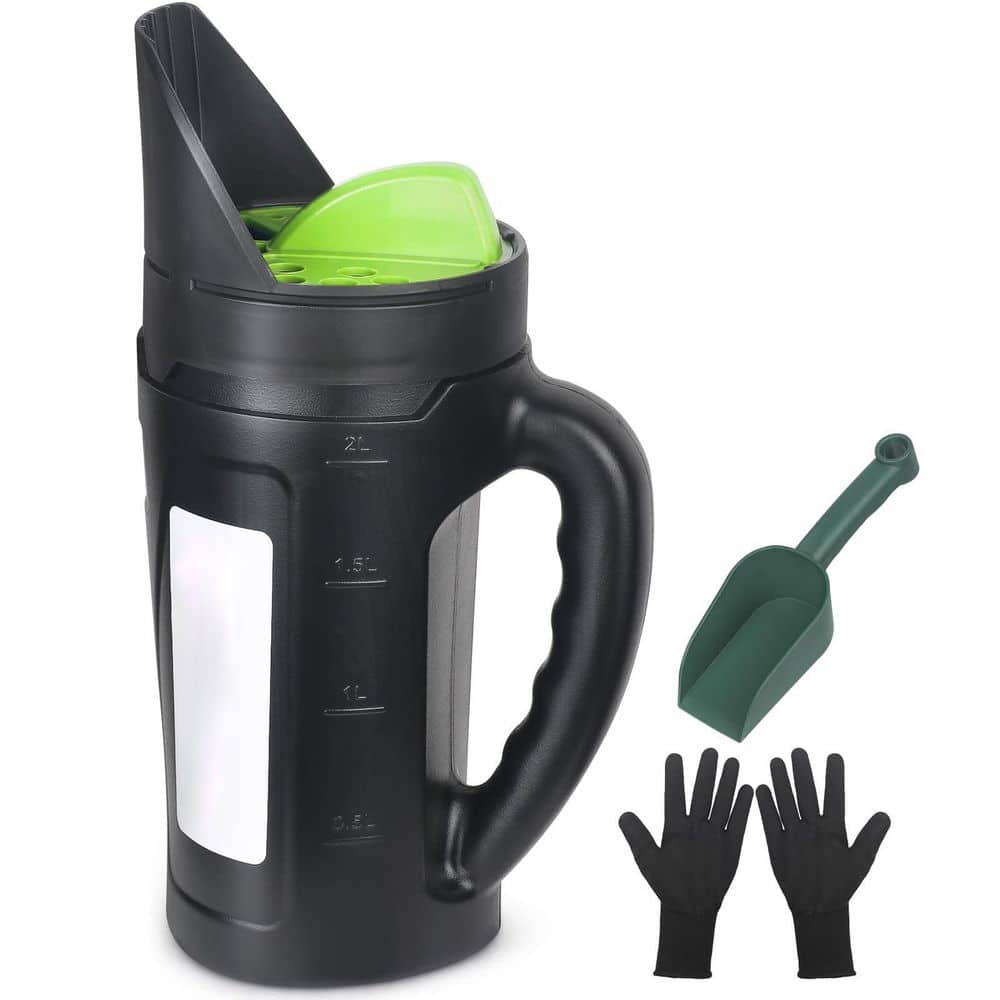 80 oz. Handheld Garden Spreader Shaker for Seeds, Salt, De-Icer, Earth Food and Fertilizer price history on PriceWatchPro