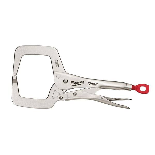thumbnail image 2 of 5-Pack 11 Inch Locking C-Clamps With Swivel Pads – Adjustable Pliers, Alloy Steel 2 of 5